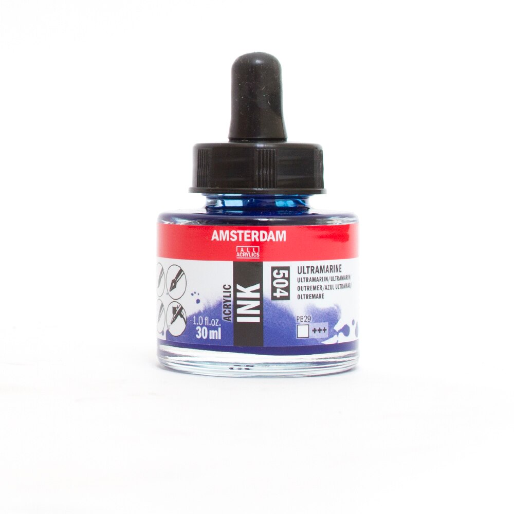 Amsterdam, Ink, Acrylic, Art & School, Acrylic, 30ml, 266260, Ultramarine